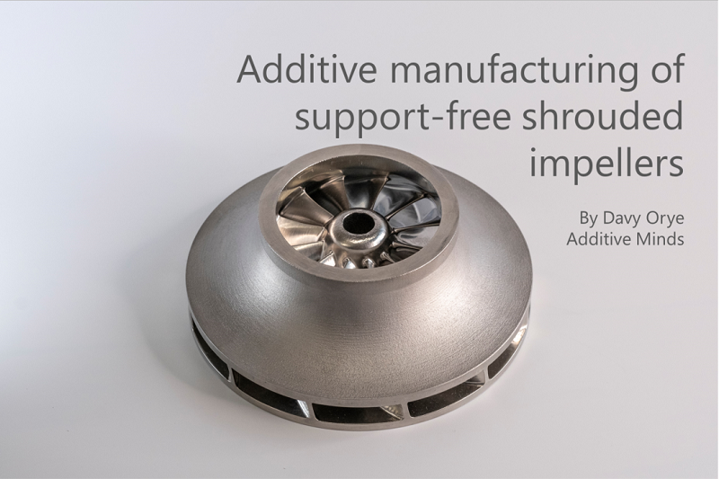 3d printing closed impeller